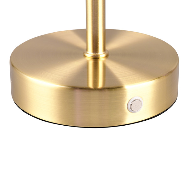 LED Oplaadbare tafellamp | Jeff | 3000K | Dimbaar | IP20 | Messing | Trio Lighting LTR00782 - 3