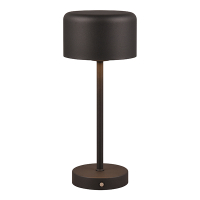 LED Oplaadbare tafellamp | Jeff | 3000K | Dimbaar | IP20 | Zwart | Trio Lighting LTR00780