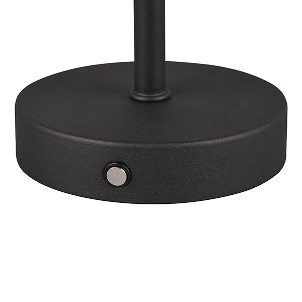 LED Oplaadbare tafellamp | Jeff | 3000K | Dimbaar | IP20 | Zwart | Trio Lighting LTR00780 - 2