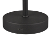LED Oplaadbare tafellamp | Jeff | 3000K | Dimbaar | IP20 | Zwart | Trio Lighting LTR00780 - 3