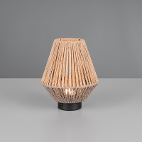 Trio LED Oplaadbare tafellamp | Lira | 3000K | Dimbaar | Bruin | Trio Lighting  LTR00711