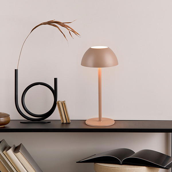 LED Oplaadbare tafellamp | Up & Down | Ricardo | 3000K | Dimbaar | IP54 | Mokka | Trio Lighting LTR00783 - 5