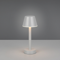 Trio LED Oplaadbare tafellamp | Vidal | 3000K | Dimbaar | IP44 | Grijs | Trio Lighting  LTR00703
