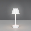 Trio LED Oplaadbare tafellamp | Vidal | 3000K | Dimbaar | IP44 | Wit | Trio Lighting  LTR00704 - 1