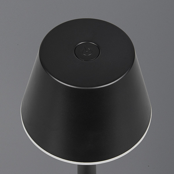 Trio LED Oplaadbare tafellamp | Vidal | 3000K | Dimbaar | IP44 | Zwart | Trio Lighting  LTR00705 - 6