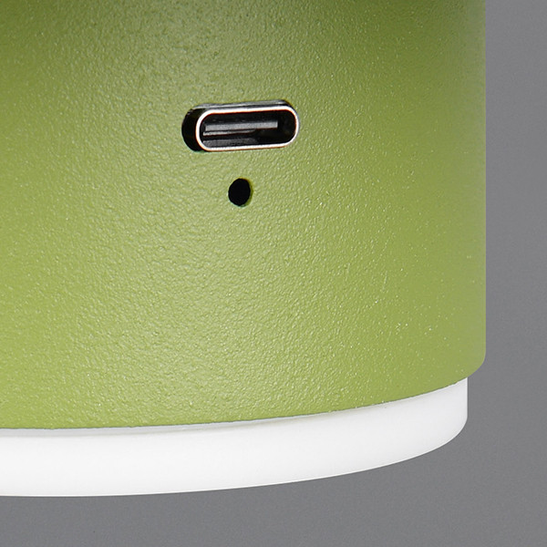 Trio LED Oplaadbare wandlamp | Davey | 3000K | Dimbaar | Groen | Trio Lighting  LTR00710 - 5