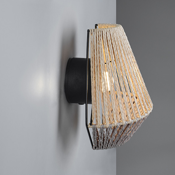 Trio LED Oplaadbare wandlamp | Lira | 3000K | Dimbaar | Bruin | Trio Lighting  LTR00712 - 4