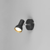 Trio LED Plafond-/wandspot | Cantar | Rond | Zwart | IP20 | Trio Lighting  LTR00519 - 2