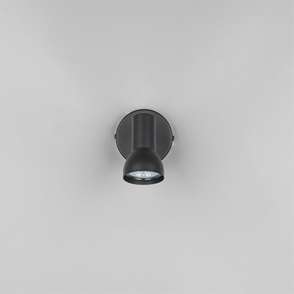 Trio LED Plafond-/wandspot | Cantar | Rond | Zwart | IP20 | Trio Lighting  LTR00519 - 5