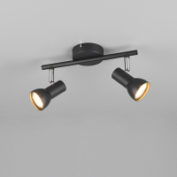LED Plafond-/wandspot | Cantar | Rond | Zwart | IP20 | Trio Lighting LTR00521