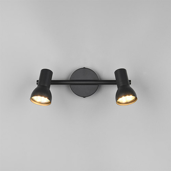 LED Plafond-/wandspot | Cantar | Rond | Zwart | IP20 | Trio Lighting LTR00521 - 3