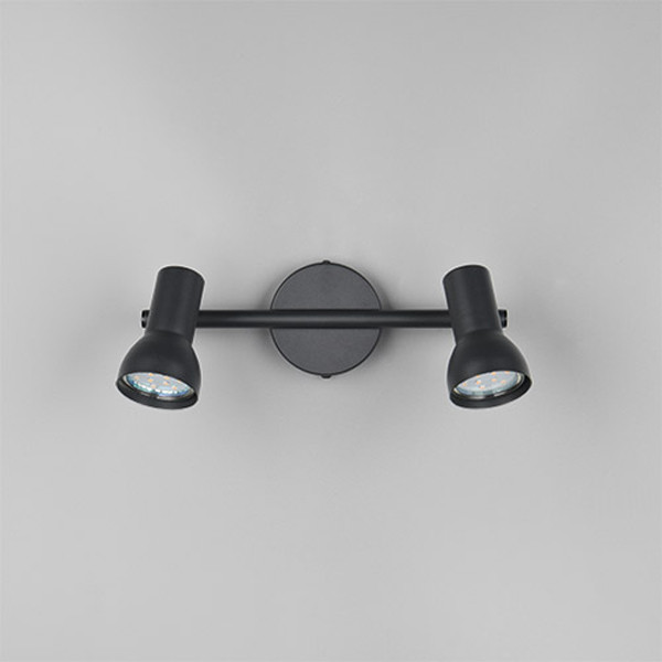 LED Plafond-/wandspot | Cantar | Rond | Zwart | IP20 | Trio Lighting LTR00521 - 5