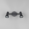 LED Plafond-/wandspot | Cantar | Rond | Zwart | IP20 | Trio Lighting LTR00521 - 5