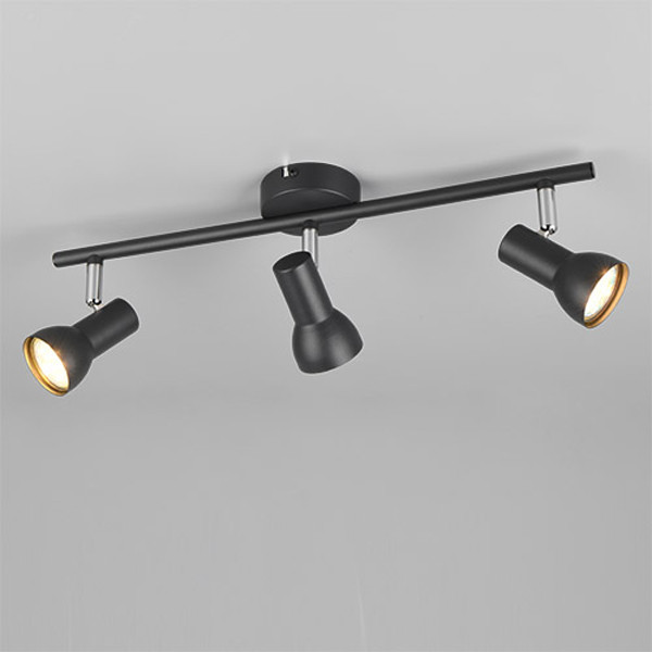 LED Plafond-/wandspot | Cantar | Rond | Zwart | IP20 | Trio Lighting LTR00523 - 2