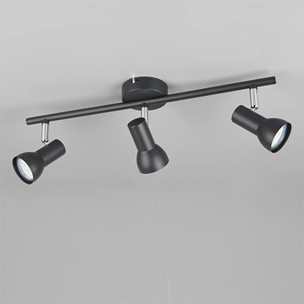 LED Plafond-/wandspot | Cantar | Rond | Zwart | IP20 | Trio Lighting LTR00523 - 4