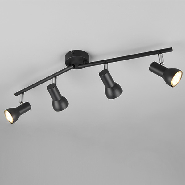 LED Plafond-/wandspot | Cantar | Rond | Zwart | IP20 | Trio Lighting LTR00525 - 2