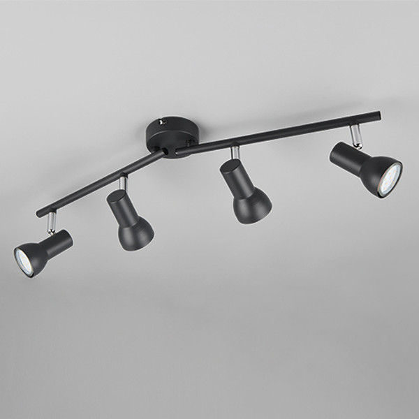 LED Plafond-/wandspot | Cantar | Rond | Zwart | IP20 | Trio Lighting LTR00525 - 6