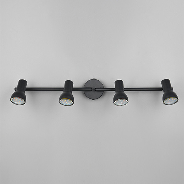 LED Plafond-/wandspot | Cantar | Rond | Zwart | IP20 | Trio Lighting LTR00525 - 8