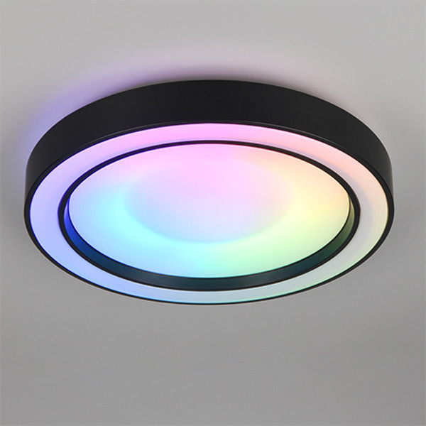 Trio LED Plafondlamp | Arco | Rond | 2700-6000K | Zwart | IP20 | 22W | Trio Lighting  LTR00489 - 2