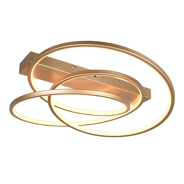 LED Plafondlamp | Darvin | Rond | Goud | Dimbaar | IP20 | Trio Lighting LTR00745 - 1