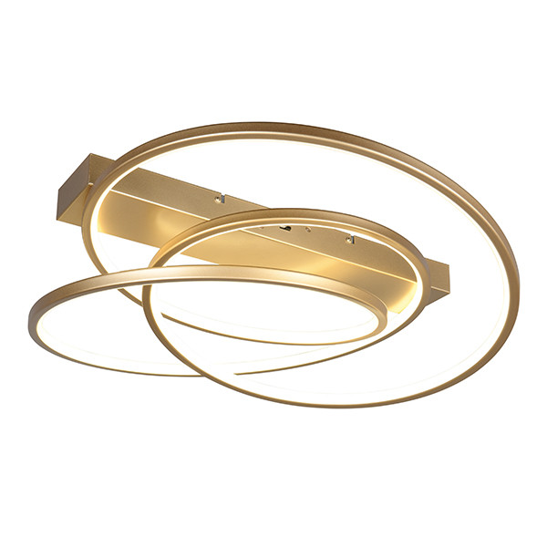 LED Plafondlamp | Darvin | Rond | Goud | Dimbaar | IP20 | Trio Lighting LTR00745 - 2