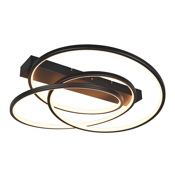 LED Plafondlamp | Darvin | Rond | Mat zwart | Dimbaar | IP20 | Trio Lighting LTR00744 - 1