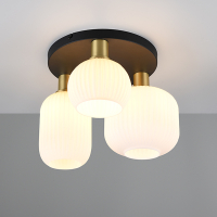 Trio LED Plafondlamp | Diva | Rond | Messing | IP20 | Trio Lighting  LTR00594