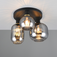 Trio LED Plafondlamp | Diva | Rond | Smokey | IP20 | Trio Lighting  LTR00595