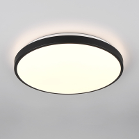 Trio LED Plafondlamp | Loody | Rond | 3000K | Zwart | IP20 | 24W | Trio Lighting  LTR00502