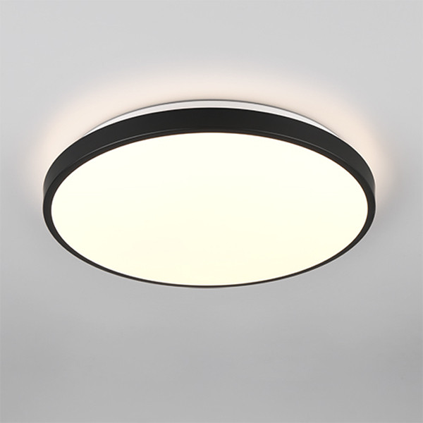 Trio LED Plafondlamp | Loody | Rond | 3000K | Zwart | IP20 | 24W | Trio Lighting  LTR00502 - 2