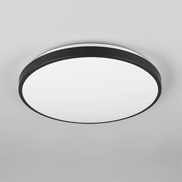 Trio LED Plafondlamp | Loody | Rond | 3000K | Zwart | IP20 | 24W | Trio Lighting  LTR00502 - 4