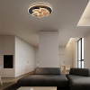 LED Plafondlamp | Mandala | Rond | Zwart-Goud | Timer | IP20 | Trio Lighting LTR00741 - 5