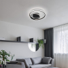 LED Plafondlamp | Zibal | Rond | Zwart | Dimbaar | IP20 | Trio Lighting LTR00840 - 4