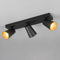 Trio LED Plafondspot | Sharp | Rond | Zwart | IP20 | Trio Lighting  LTR00659