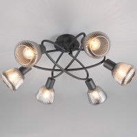 Trio LED Plafondspot | Tarifa | Rond | Zwart | IP20 | Trio Lighting  LTR00686