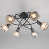 LED Plafondspot | Tarifa | Rond | Zwart | IP20 | Trio Lighting LTR00686 - 1