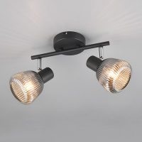 Trio LED Plafondspot | Tarifa | Rond | Zwart | IP20 | Trio Lighting  LTR00688