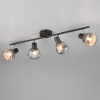 LED Plafondspot | Tarifa | Rond | Zwart | IP20 | Trio Lighting LTR00690 - 1