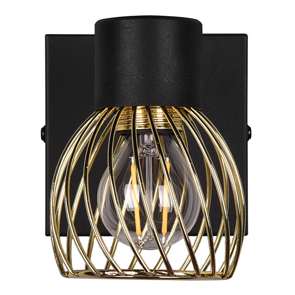 LED Plafondspot E14 | Ardon | Rond | Zwart-goud | IP20 | Trio Lighting LTR00774 - 4