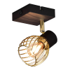 LED Plafondspot E14 | Ardon | Rond | Zwart-goud | IP20 | Trio Lighting LTR00774 - 5