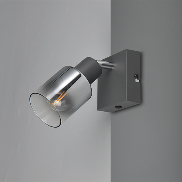 Trio LED Plafondspot E14 | Cadiz | Rond | Antraciet | IP20 | Trio Lighting  LTR00490 - 5