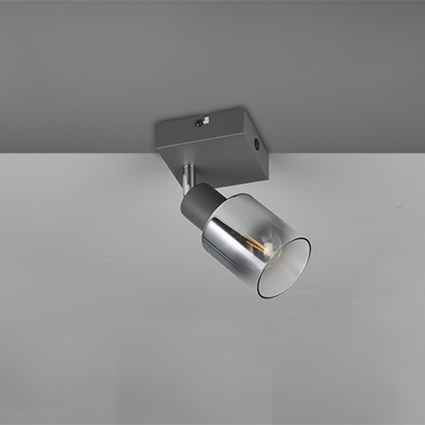 Trio LED Plafondspot E14 | Cadiz | Rond | Antraciet | IP20 | Trio Lighting  LTR00490 - 7