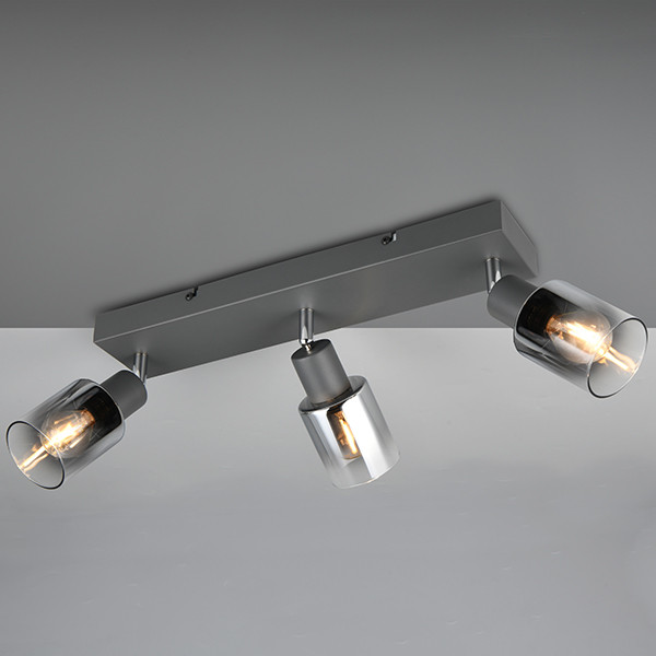 Trio LED Plafondspot E14 | Cadiz | Rond | Antraciet | IP20 | Trio Lighting  LTR00492 - 1