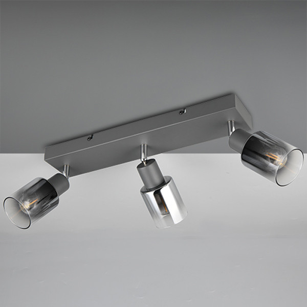 Trio LED Plafondspot E14 | Cadiz | Rond | Antraciet | IP20 | Trio Lighting  LTR00492 - 4