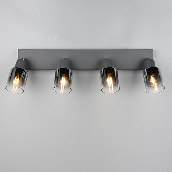 Trio LED Plafondspot E14 | Cadiz | Rond | Antraciet | IP20 | Trio Lighting  LTR00493 - 3