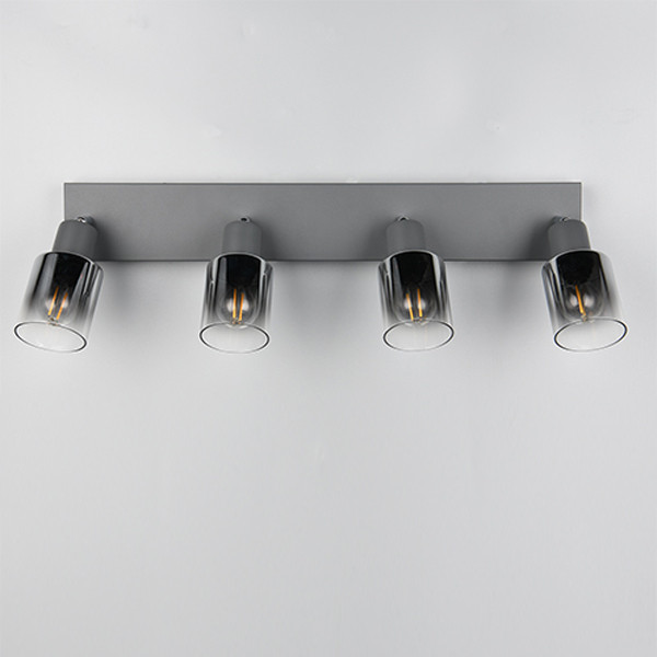Trio LED Plafondspot E14 | Cadiz | Rond | Antraciet | IP20 | Trio Lighting  LTR00493 - 5