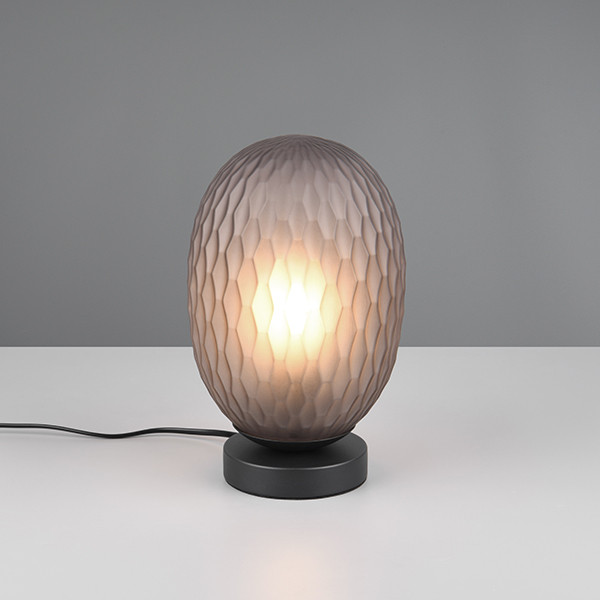 Trio LED Tafellamp | Facette | Rond | Zwart | IP20 | Trio Lighting  LTR00601 - 1