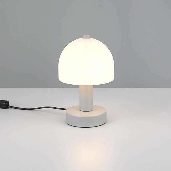 Trio LED Tafellamp E14 | Glenn | Rond | Grijs | IP20 | Trio Lighting  LTR00537 - 1