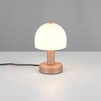 Trio LED Tafellamp E14 | Glenn | Rond | Koffie | IP20 | Trio Lighting  LTR00536