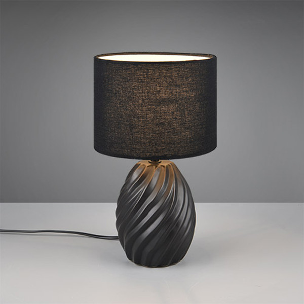 LED Tafellamp E14 | Melva | Rond | Zwart | IP20 | Trio Lighting LTR00504 - 2